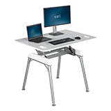 standing desk 48x32 white