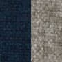 navy and light grey fabric color swatch
