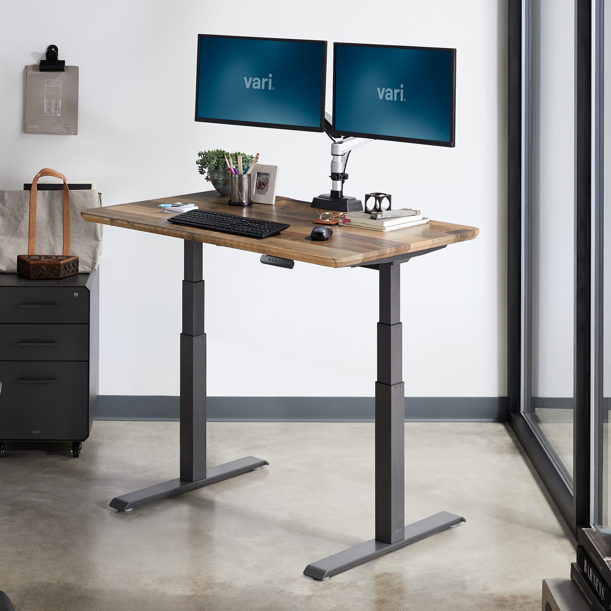 Electric Standing Desk 48x30 Height Adjustable Electric Desk Vari®