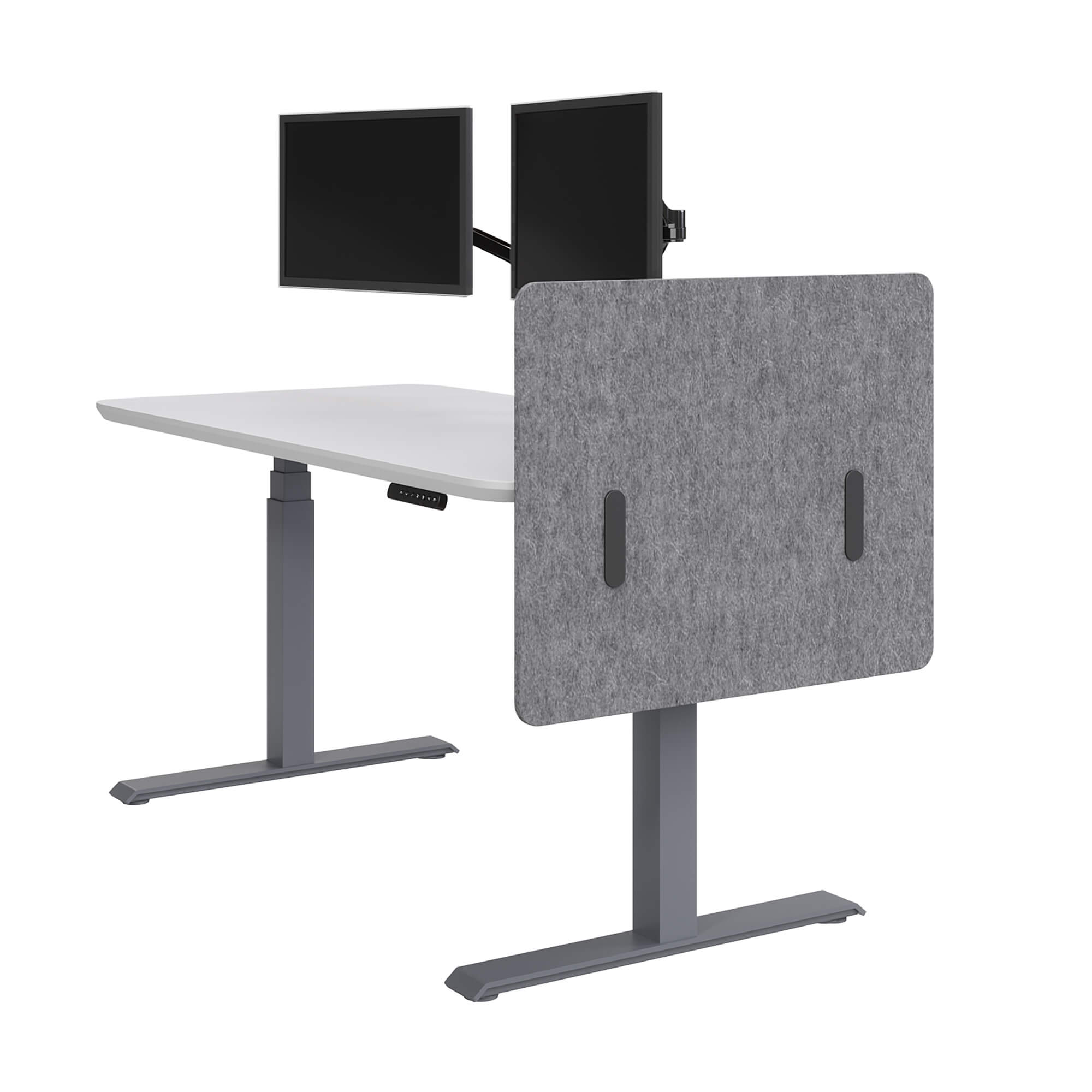 Felt Privacy + Modesty Panel 30 | Office Desk Partition | Vari®