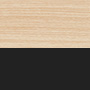 light wood and black swatch