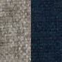 light grey and navy fabric color swatch