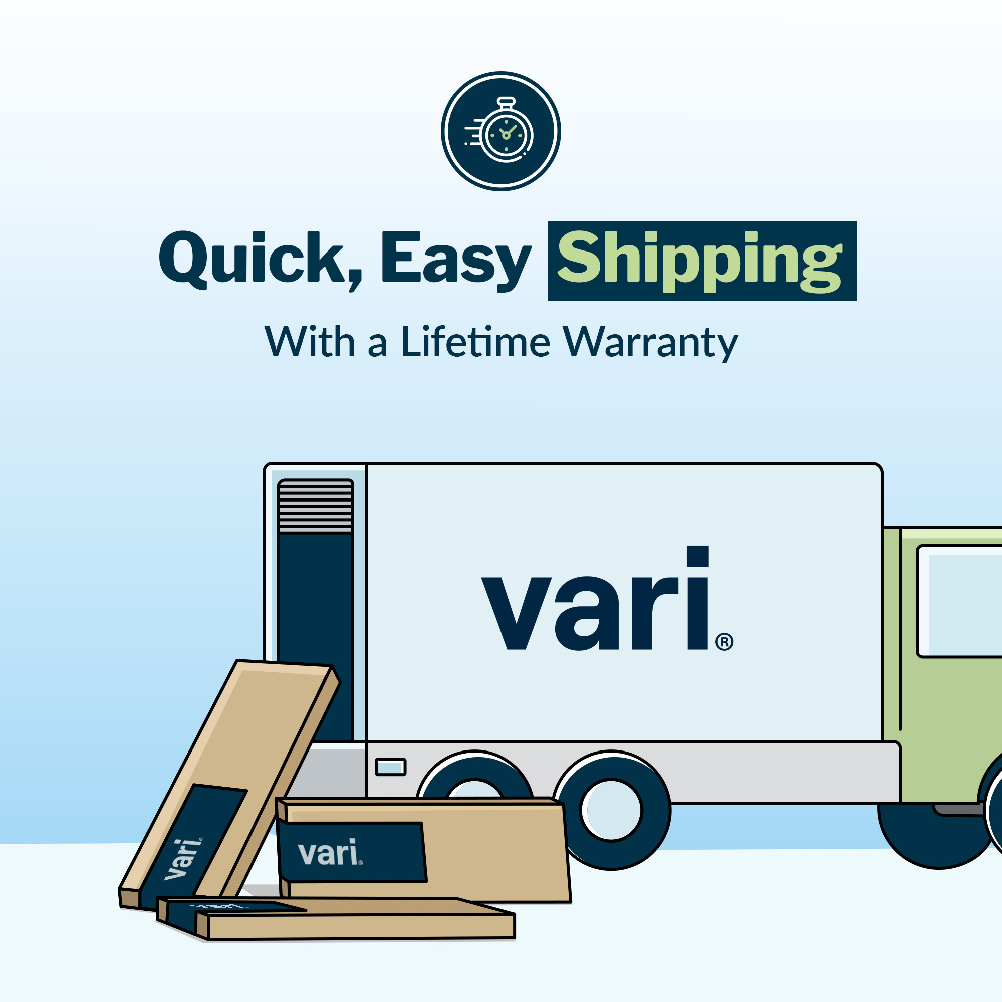quick easy shipping with lifetime warranty image number null