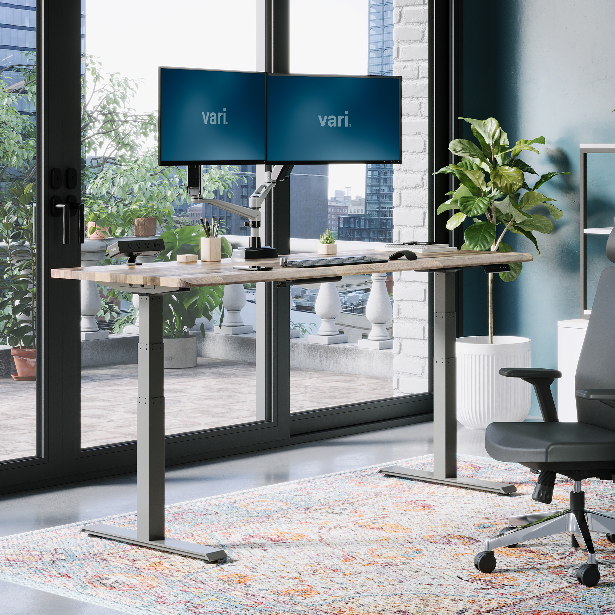 Electric Standing Desk with ComfortEdge 72x30 | Height Adjustable
