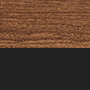 walnut and black swatch